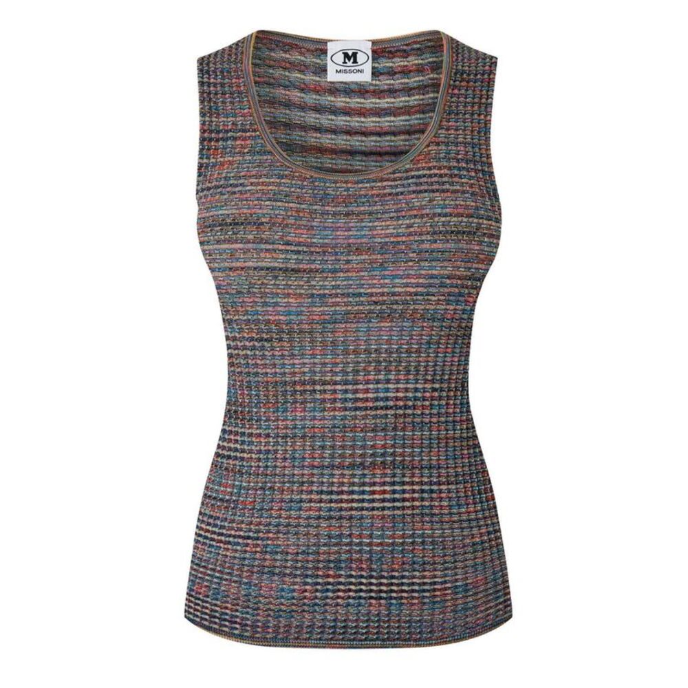 Missoni Womens/Ladies Striped Tank Top / Multicolored